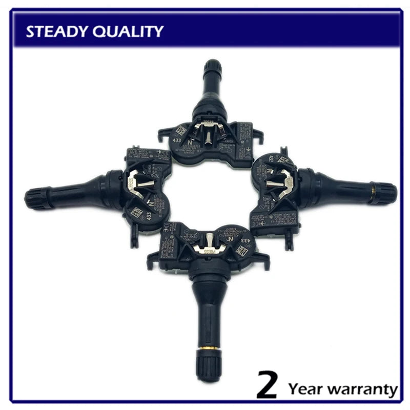 Sada senzorov na monitorovanie tlaku v pneumatikách TPMS pre Nissan, Renault, Infiniti - 4-balenie, vysoká kvalita