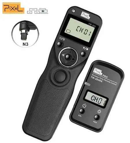 Pixel TW-283 Wireless Timer Remote Control Shutter Release for Canon, Nikon, Sony - Versatile and Reliable N3