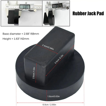 Rubber Jacking Point Jack Pad Frame Stand Adaptor For Mercedes Benz A B C E R S Class CLA CLC CLK GL GLA G GLE GLC M SL SLK SLR by InterCyprus Trading Ltd