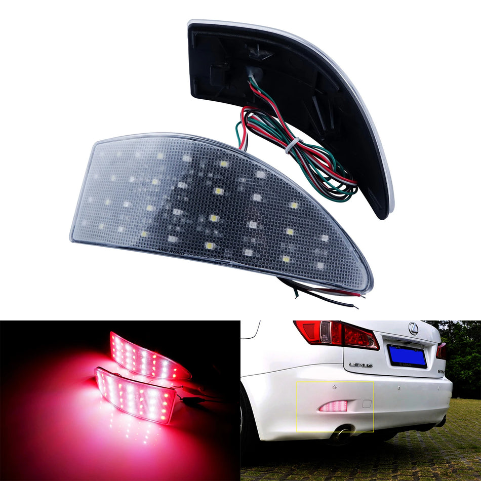 Selged objektiivi tagumised kaitseraua tuled Lexus IS 250 350 200d MK II jaoks