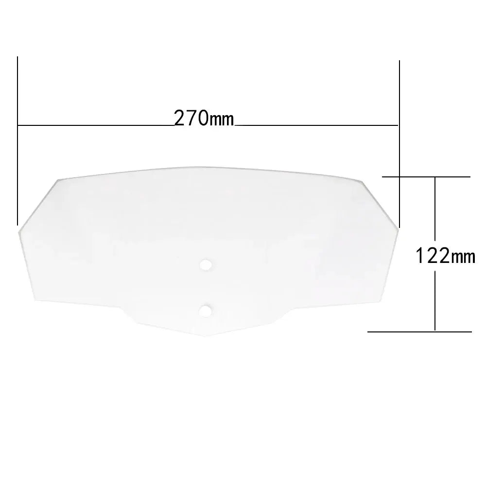 Airflow Adjustable Windscreen Wind Deflector Universal Motorcycle Windshield for Kawasaki BMW Ducati honda Benelli Triumph Yamah by InterCyprus Trading Ltd