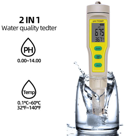 Waterproof PH TDS EC Meter &ndash; All In One Water Tester Type3