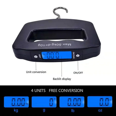 50kg/10g Electronic Digital Scales &ndash; Backlit LCD Display