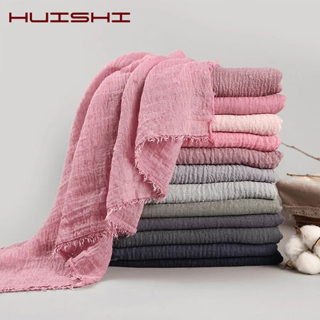 HUISHI Scarf &ndash; Versatile Bubble Cotton Wrap