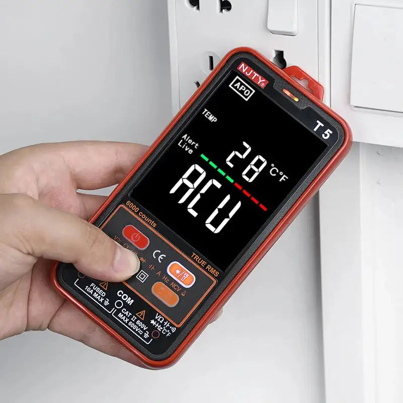 NJTY T5 Automotive Multimeter True RMS NCV Tester Voltage