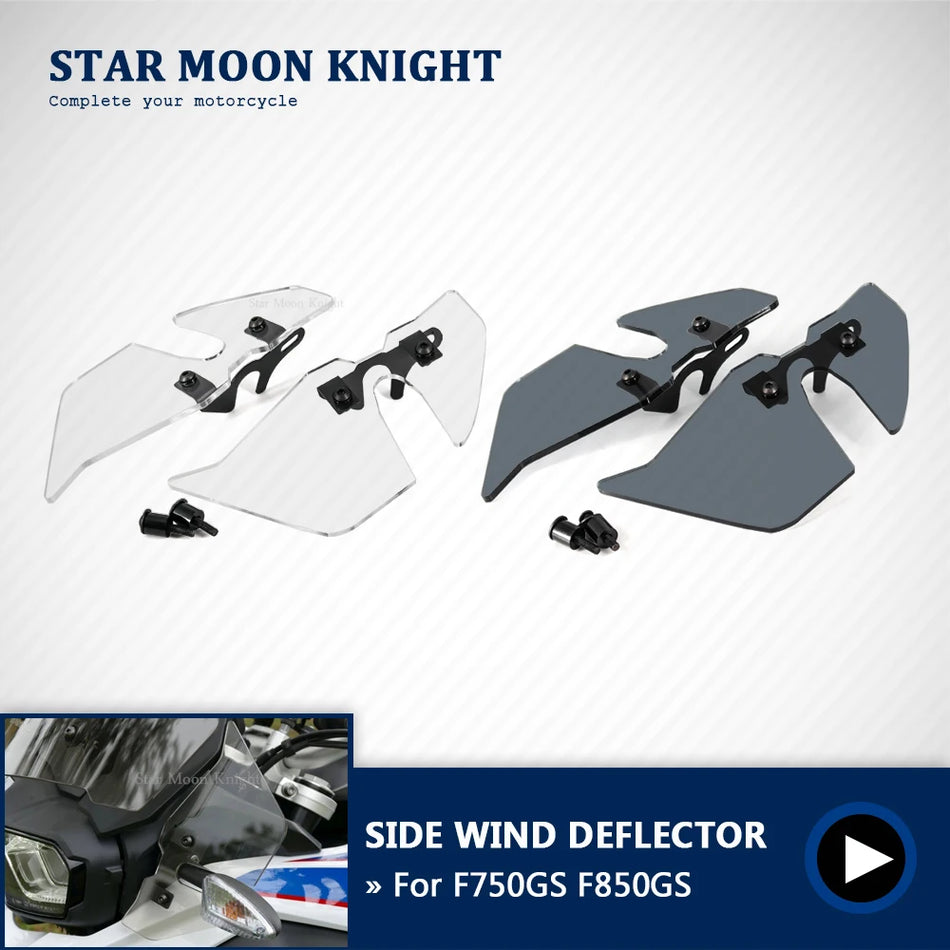 Defletor de Vento BMW F750GS F850GS para Para-brisas de Motociclo, Escudo Frontal de Acrílico
