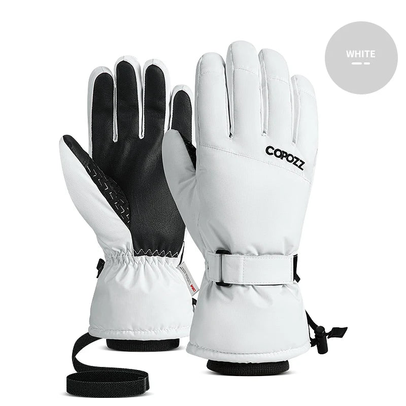 Copozz 20602 Ski Gloves &ndash; Ultralight Waterproof Warmth white / XL