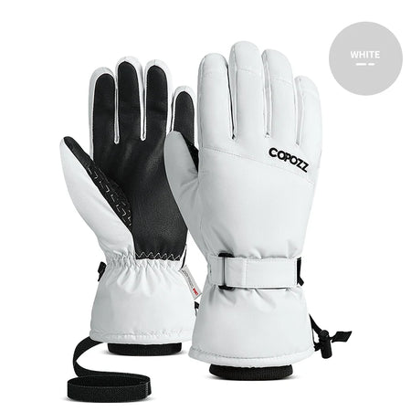 Copozz 20602 Ski Gloves &ndash; Ultralight Waterproof Warmth white / XL