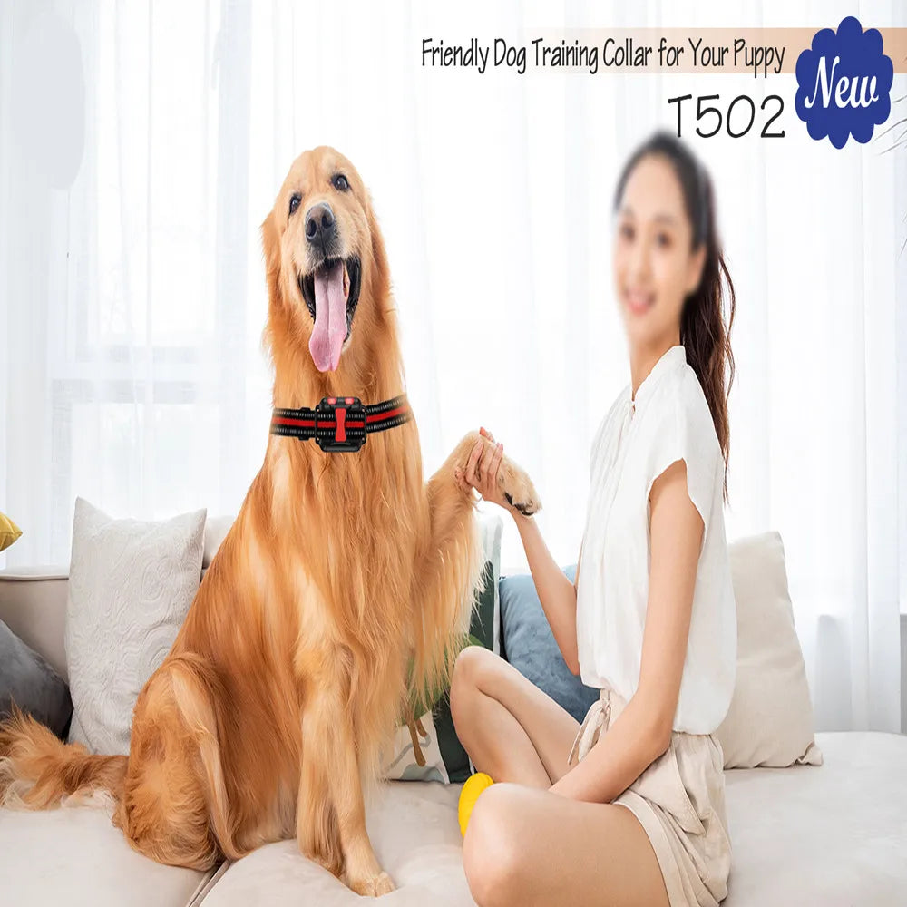 T502 Dog Training Collar &ndash; Rechargeable 4 Modes Waterproof