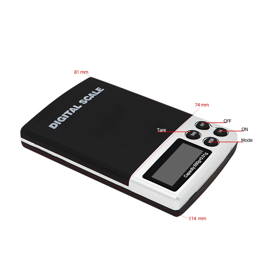 Mini Electronic Jewelry Scale &ndash; Backlit Precision Display