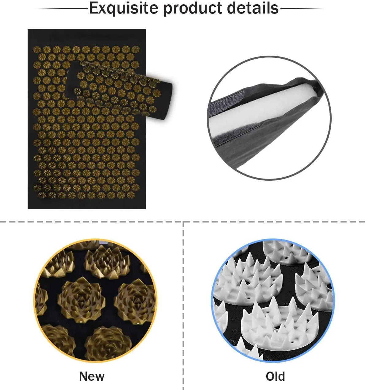 Kuznetsovs Applicator &ndash; Nonslip Acupressure Cushion Massager