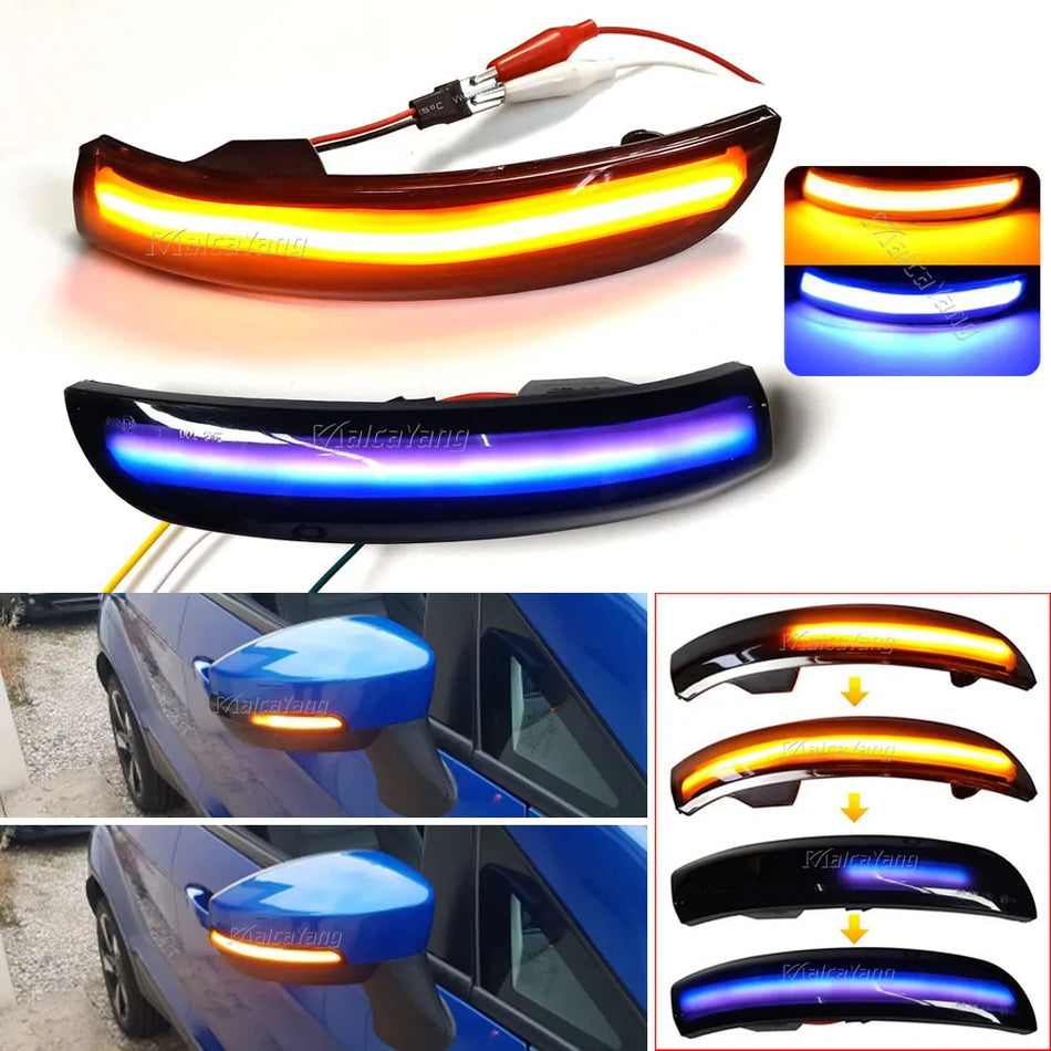 LED Sequential Turn Signal Lights for Ford Focus MK3 Escape Kuga 13-18