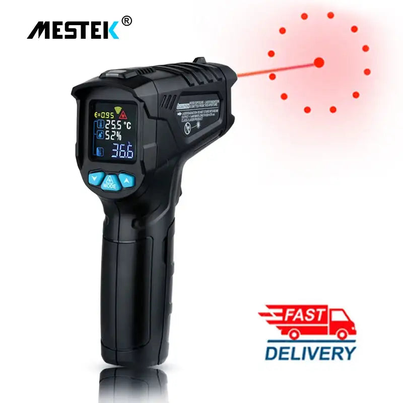 Mestek IR01D Infrared Thermometer With Adjustable Emissivity