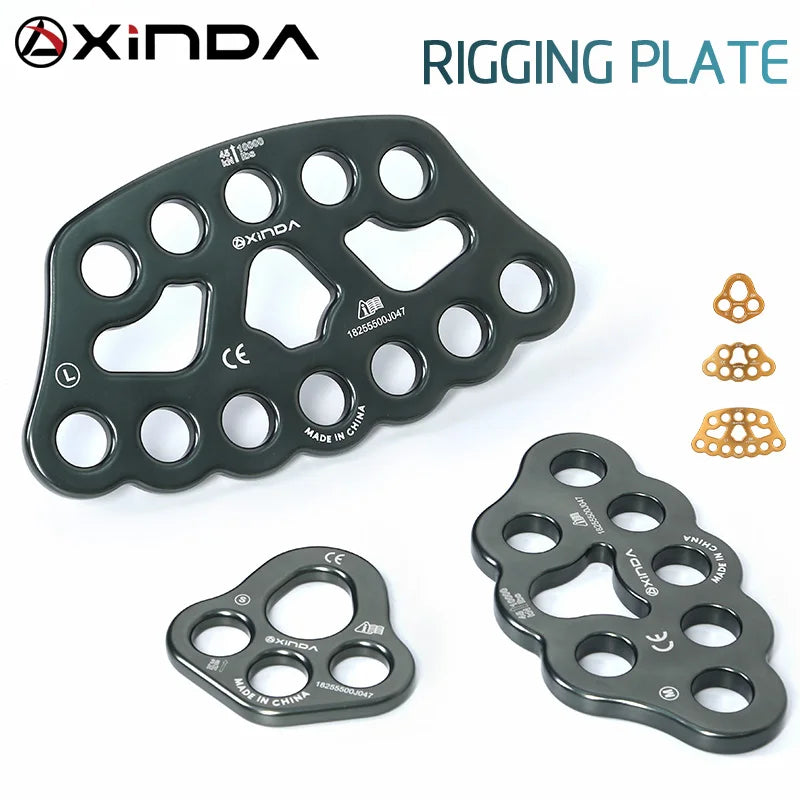 XINDA Four Hole Force Plate &ndash; Aluminum Magnesium Alloy