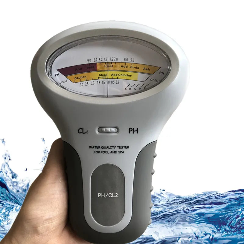 2-in-1 pH and Chlorine Meter PC-101 for Pool and Aquarium Water Quality