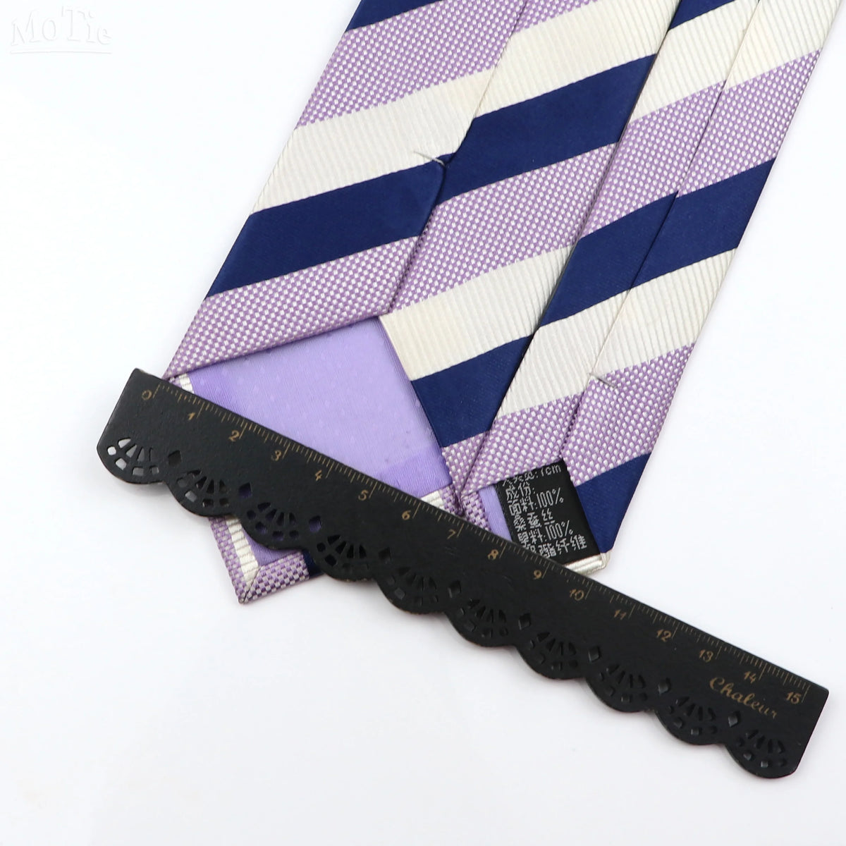 Men's 100% Silk Classic Striped Necktie for Business and Weddings
