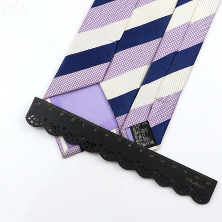 Men's 100% Silk Classic Striped Necktie for Business and Weddings