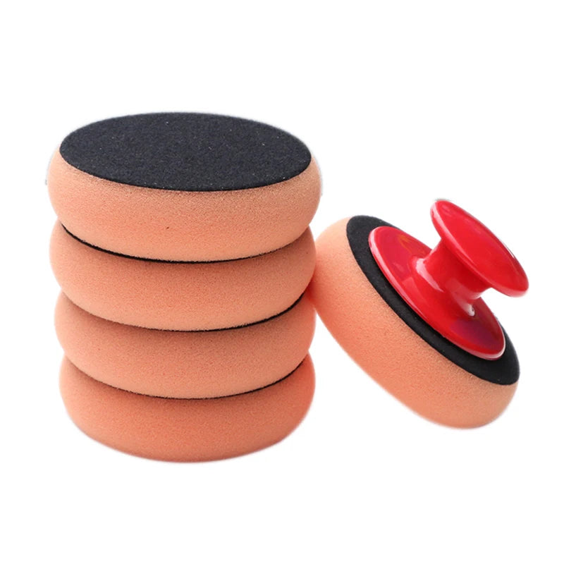 Autowachs-Pad-Kit mit Griff, Schaumstoffschwämme und Mikrofaser-Pads