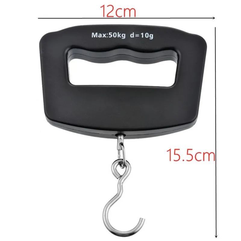 JUANJUAN Portable Hook Scale &ndash; Accurate 50Kg Capacity with Backlight