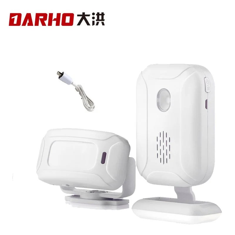 Darho Infrared Microwave Radar Composite Dual Detection Burglar And Home Protection Alarms Welcome Shop Motion Sensor Doorbells SET6