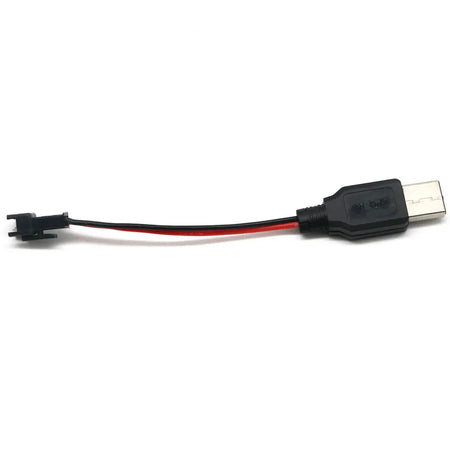 RC USB Charging 3.7V Lithium Battery Charger Cable USB to JST/SM/Futaba Plug for 3Rc Drone Quadcopter by InterCyprus Trading Ltd