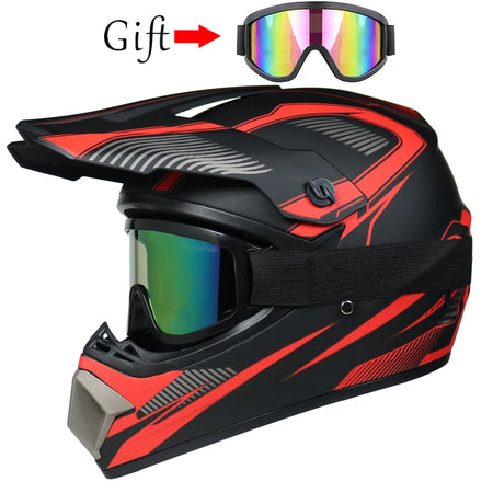 Unisex Off-Road Motorcycle Helmet for Kids - Lightweight Motocross Safety Gear