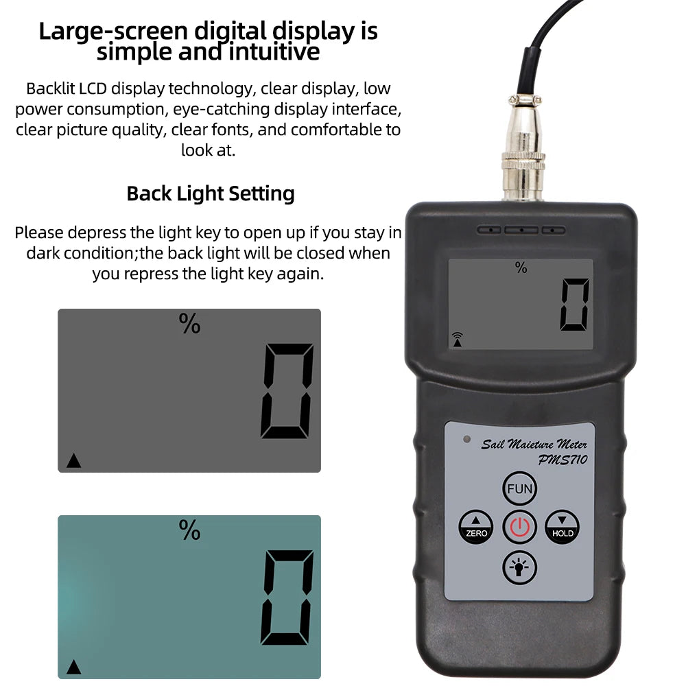 Digital Soil Moisture Meter PMS710 &ndash; High Precision
