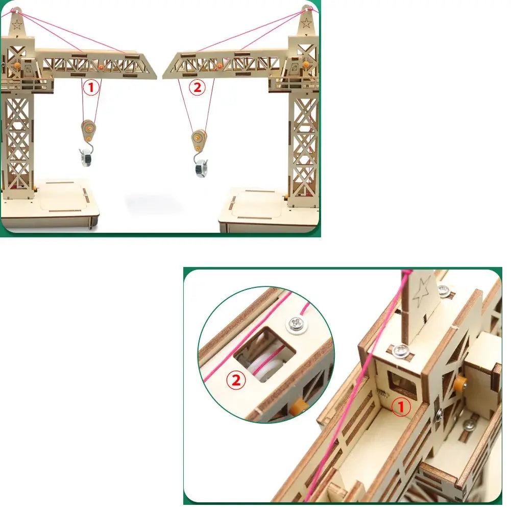 Remote Control Tower Crane Lifting Crane Diy Models & Building Toy Science &Education Model Toy For Children Gift Toy by InterCyprus Trading Ltd