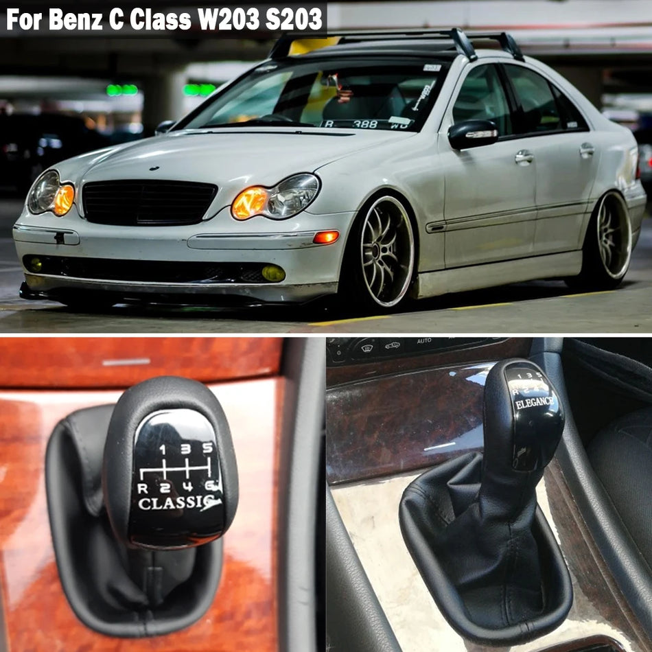 Schimbător de viteze manual cu husă pentru Mercedes-Benz C-Class W203 W209
