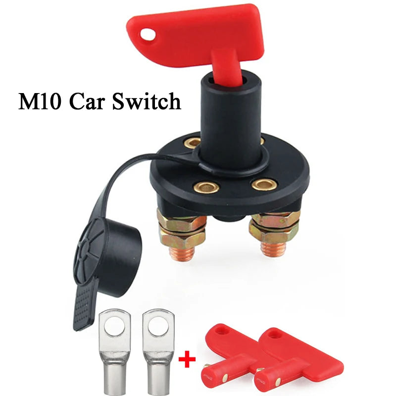 Universa Car Rotary Power Switch &ndash; High Current Battery Isolation M10 Car Switch / Universal / CHINA|Car power Switch|12V 24V