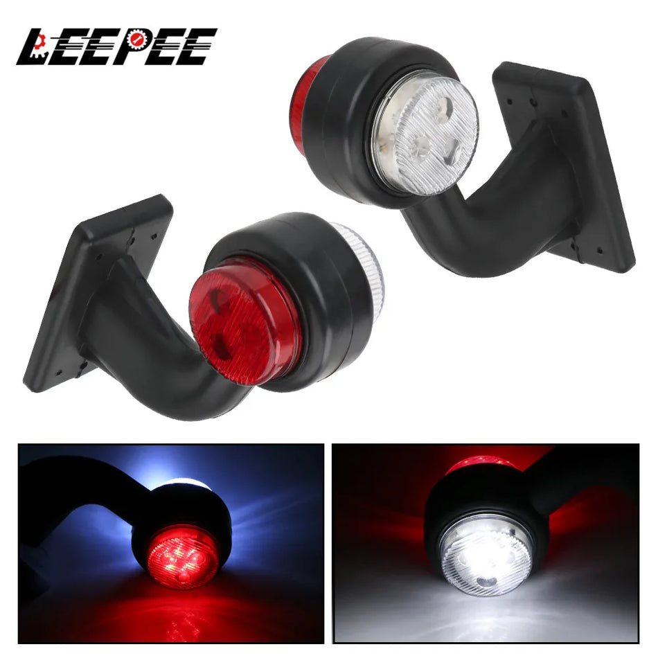 LEEPEE 23214 Veokite Tagatuled, 12V/24V LED Tagatuled Kummist ja PC Läätsed