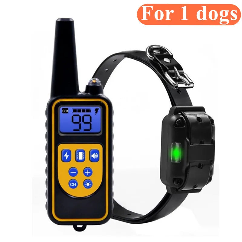 Electric Dog Training Collar &ndash; Waterproof and Rechargeable Anti Barking Device F / EU Plug