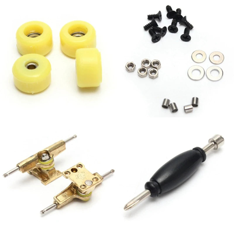 Maple Wooden Fingerboard Complete &ndash; Durable Mini Skateboard