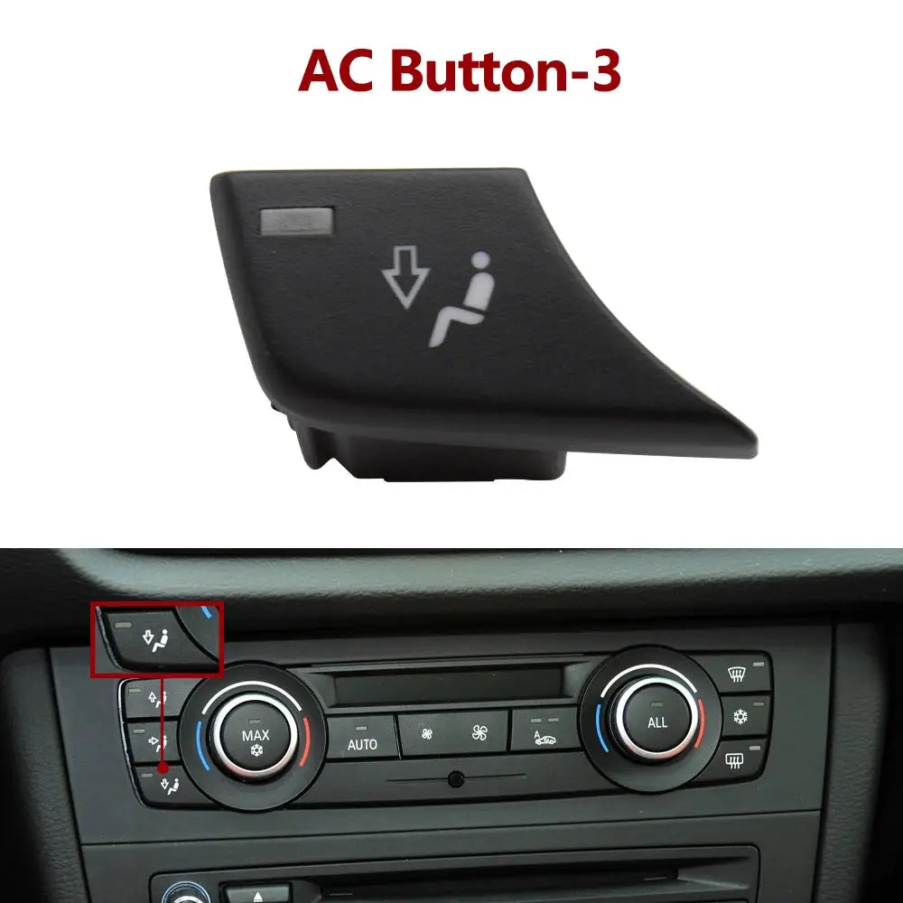 Car Air Conditioning AC Ventilation Adjust Switch Button For BMW 1 3 X1 X3 Series E82 E88 E84 E90 E91 E92 E93 F25 64119344143 by InterCyprus Trading Ltd