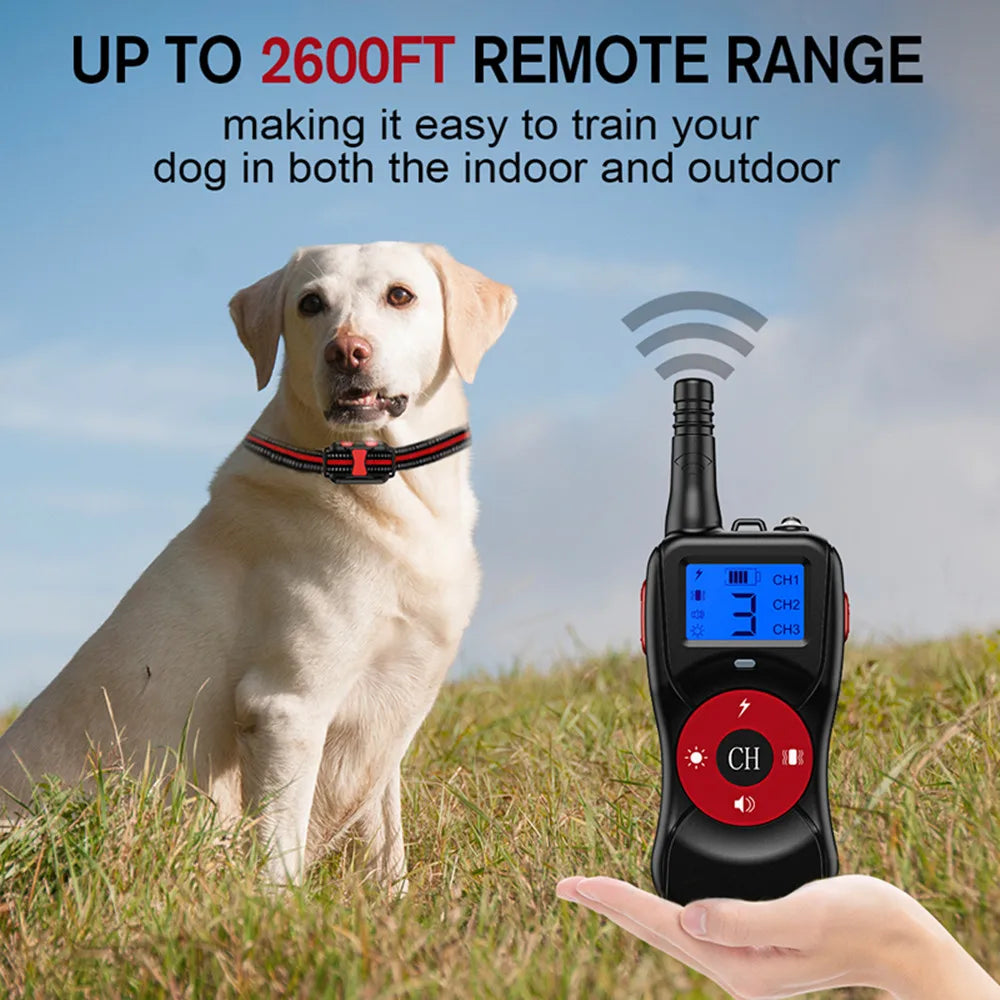 T502 Dog Training Collar &ndash; Rechargeable 4 Modes Waterproof