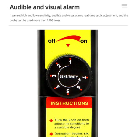 WJL-6000 &ndash; Freon Leak Detector With LCD Screen And Alarm