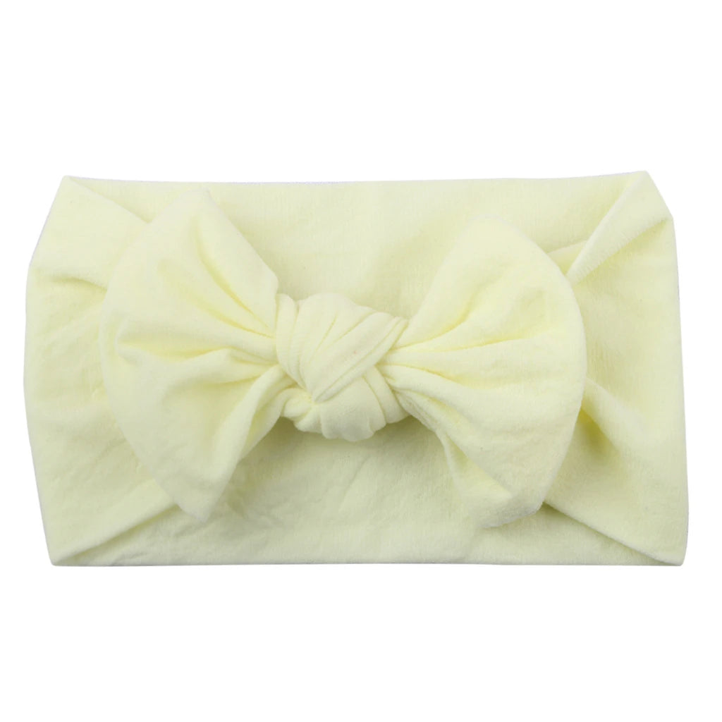 Cute Baby Girl Bowknot Headband - Soft Elastic Hair Accessory for Newborns and Toddlers 4