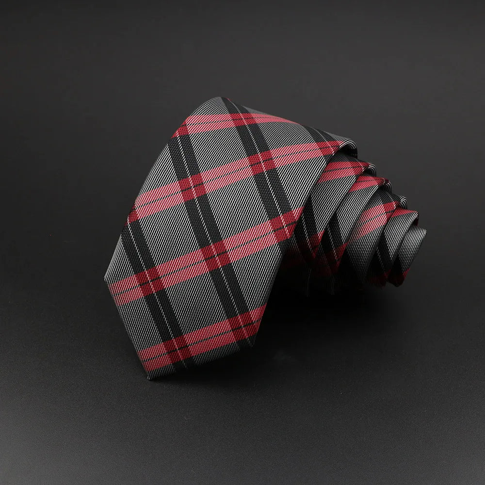 Stylish Jacquard Striped Paisley Necktie for Men 4