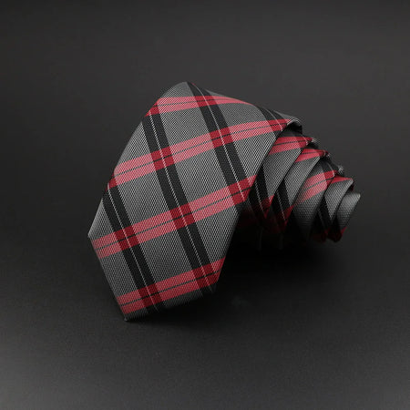 Stylish Jacquard Striped Paisley Necktie for Men 4