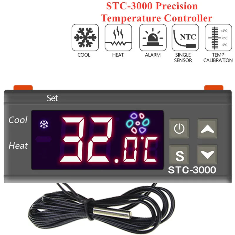 STC-3000 Temperature Controller &ndash; Digital Thermostat
