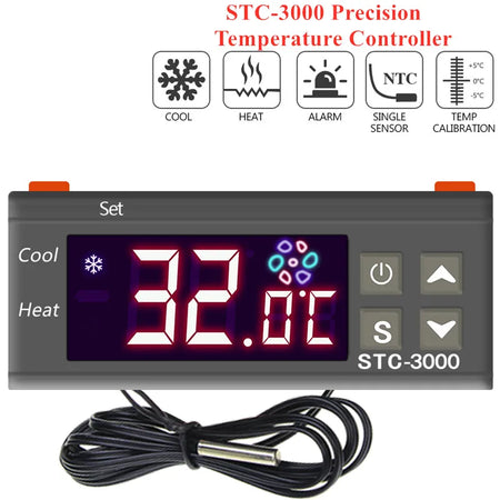 STC-3000 Temperature Controller &ndash; Digital Thermostat