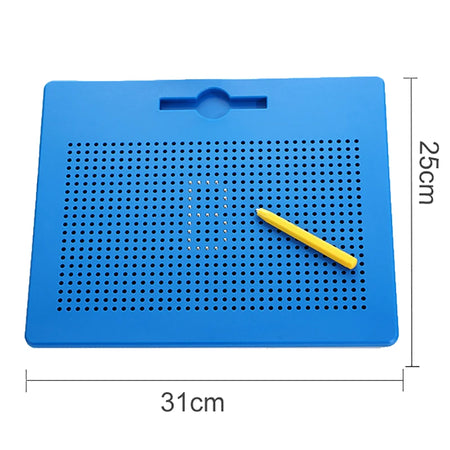 Kids Magnetic Writing Board Toy &ndash; Montessori Learning BOS10200 big blue
