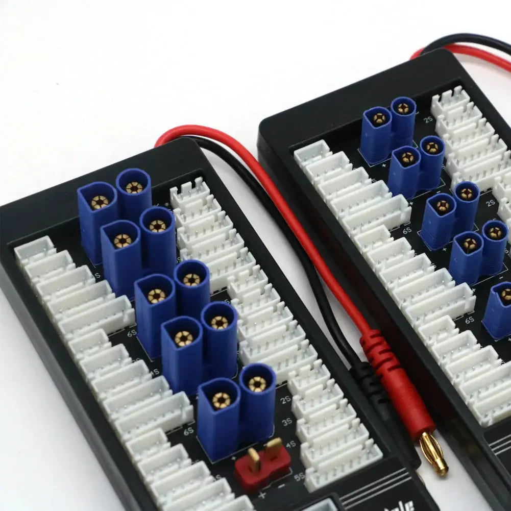 Multi 2S-6S Lipo Parallel Balanced Charging Board EC3 EC5 Plug For RC Battery Charger B6AC A6 720i Parallel Charging Plate Board by InterCyprus Trading Ltd