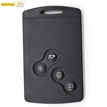 4 Buttons Key Shell For Renault Koleos Megane 2 3 Clio Captur Laguna Fob Remote Smart Card Key Case With Insert Small Key Blade by InterCyprus Trading Ltd