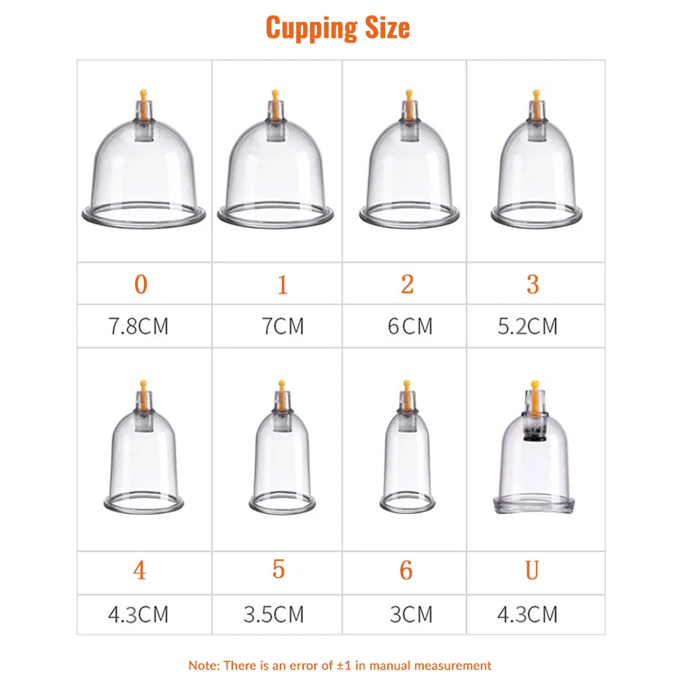 24 Cans Suction Cup Therapy Massager &ndash; Vacuum Cupping