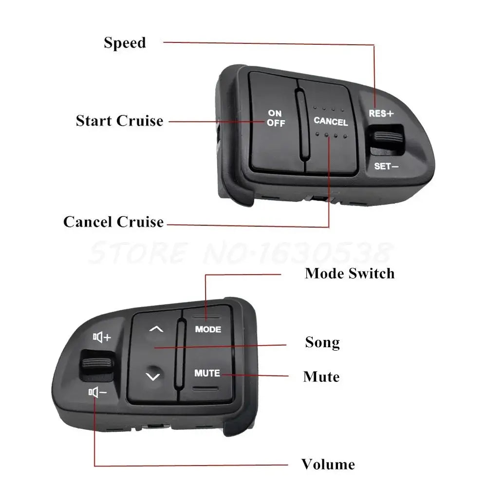Steering Wheel Switch Bluetooth Button Switch Kit For Kia Sportage SL 2011 2012 2013 2014 2016 (Except 2015) Answering Phone by InterCyprus Trading Ltd