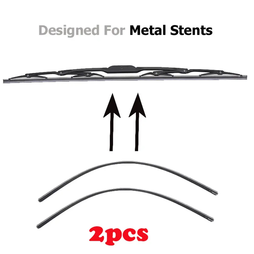 2pcs/lot Car Rubber Vehicle Insert Strips Wiper Blade Blades (Refill) 6mm/8mm 14'16'22'24'26' Car Accessories Soft Refills by InterCyprus Trading Ltd