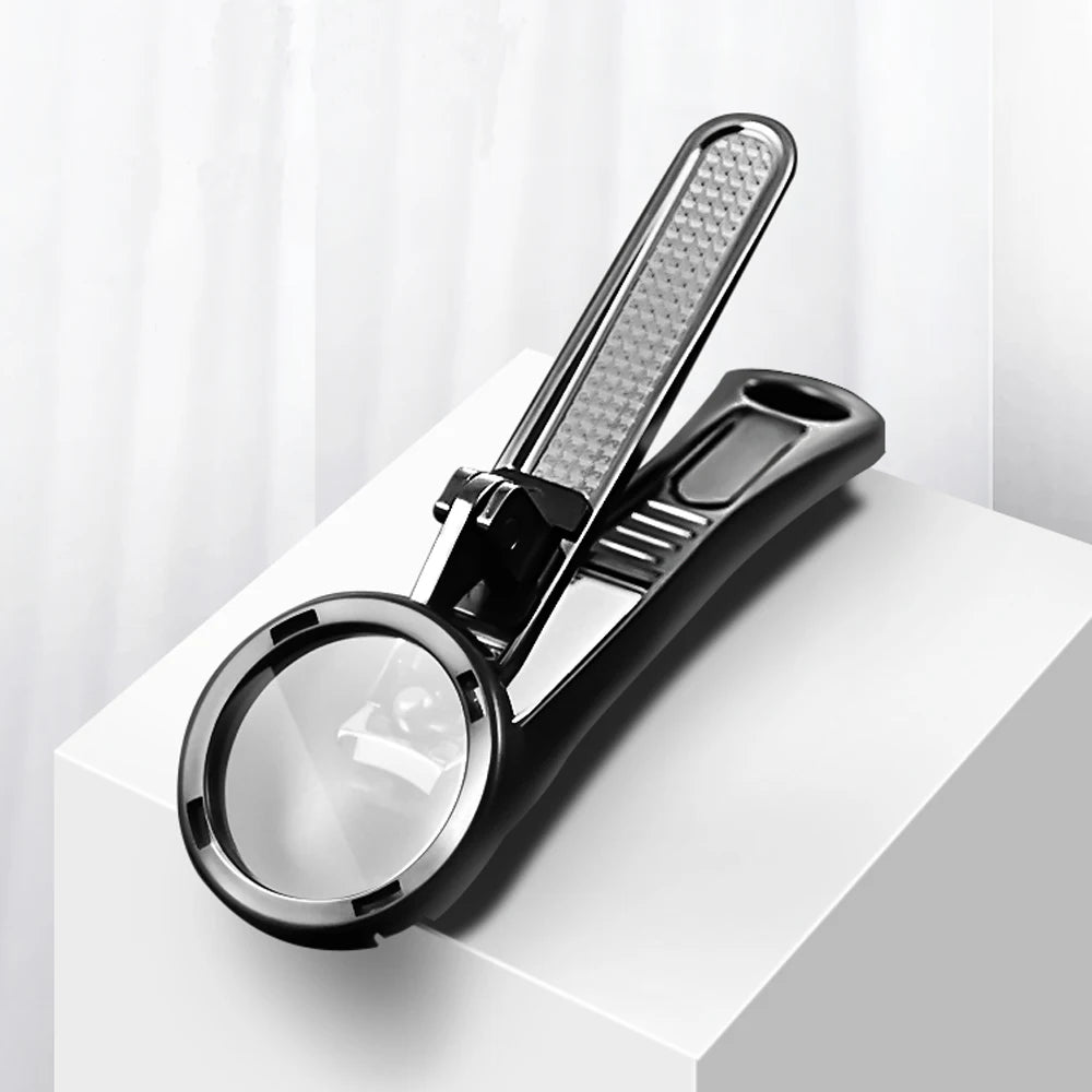 Magnifying Glass Nail Clippers - Ultra Sharp Steel Pro