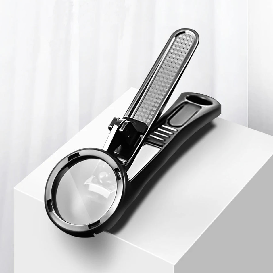 Magnifying Glass Nail Clippers - Ultra Sharp Steel Pro