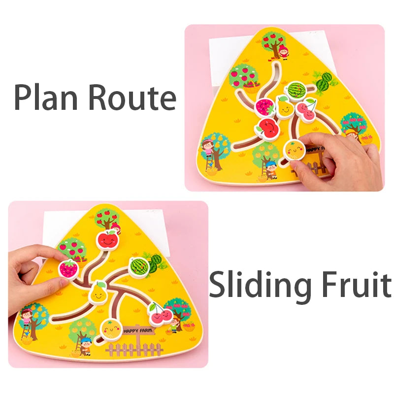 Brozebra Montessori Maze Boards &ndash; Educational Wooden Puzzle